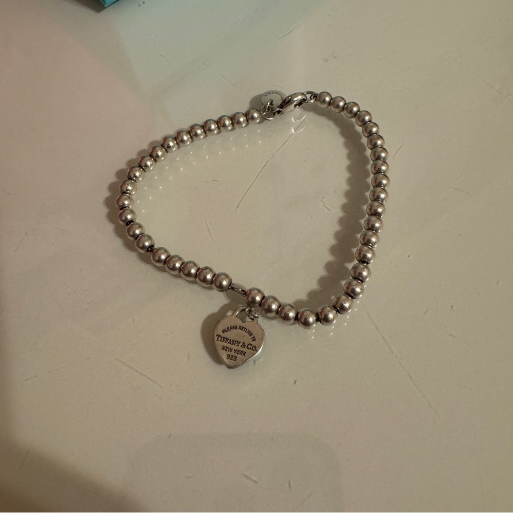 Tiffany & Co. heart tag bead bracelet
